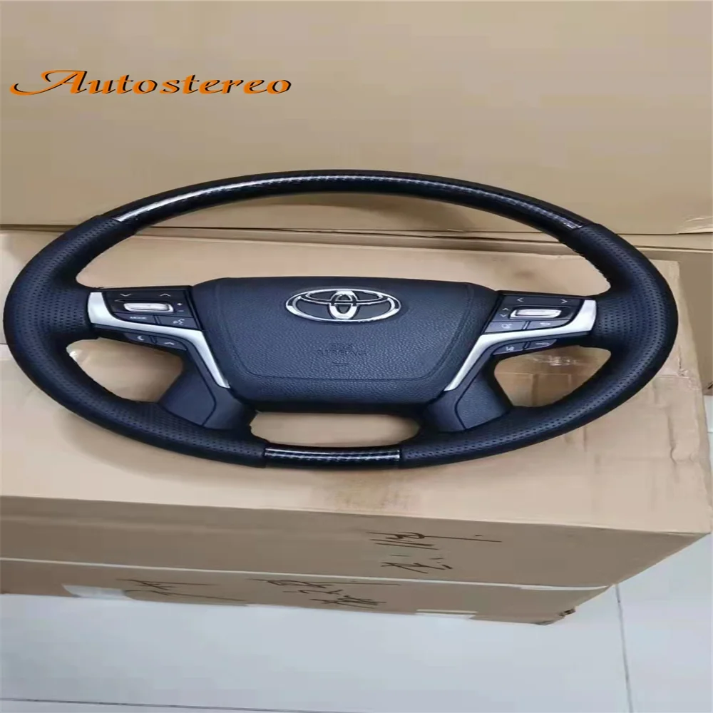 

Car Style Steering Wheel For TOYOTA LAND CRUISER LC200 2008-2020 VX GX Size Prado 150 2010-20 Control Coupe Version Suitable SP