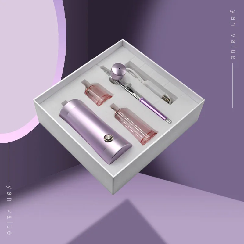 

2021 Best Portable Handheld Device Airbrush High Pressure Nanospray Moisture Water Oxygen Injection