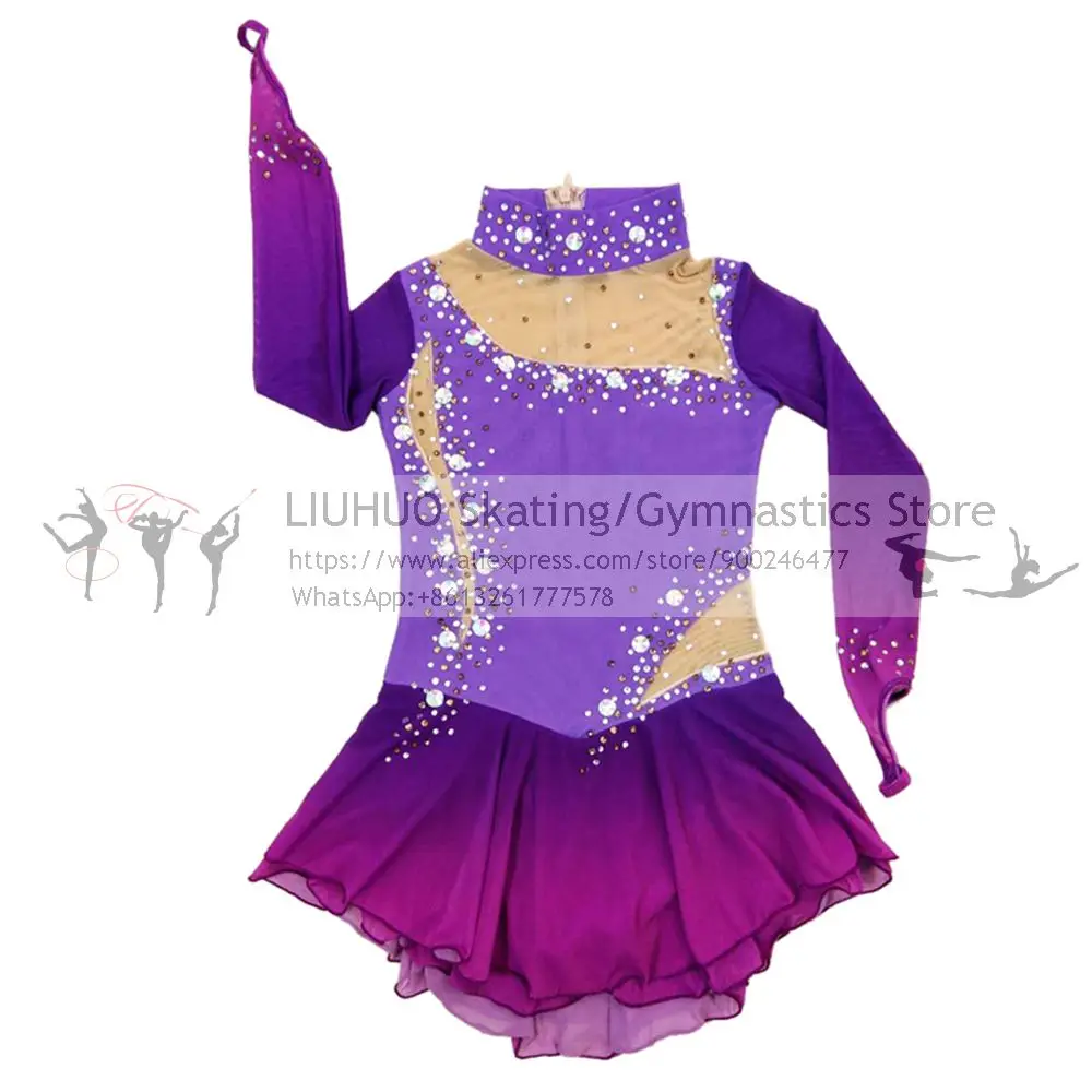 Ice Figure Skating Dress Gymnastics Rhythmic Competition Dress RG Custom XX541 