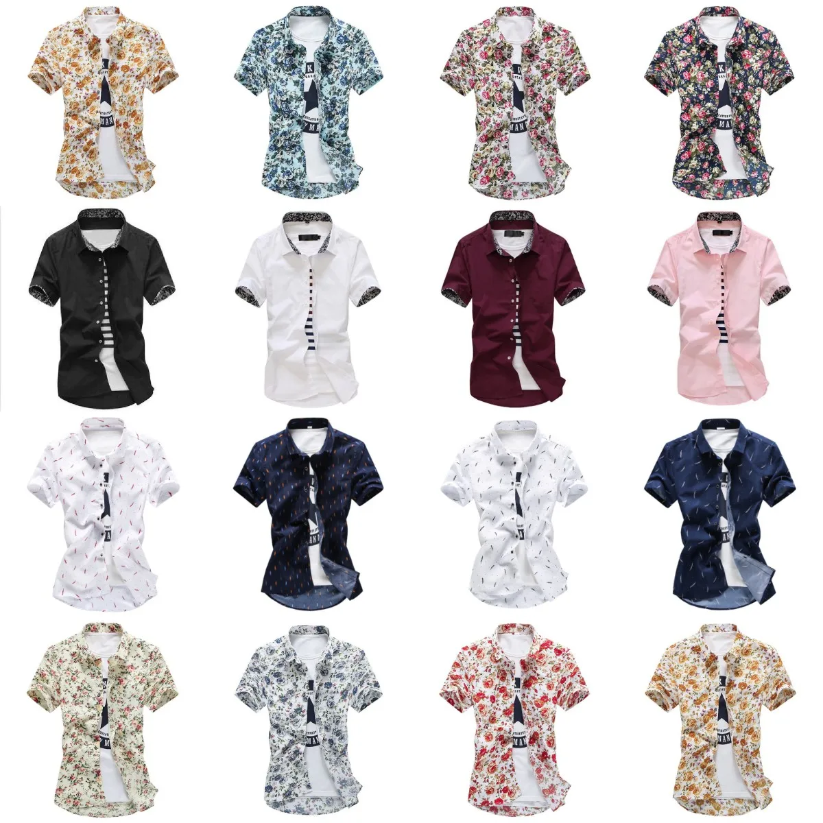 

new mens shirts fashionable fitted short sleeve men t-shirts