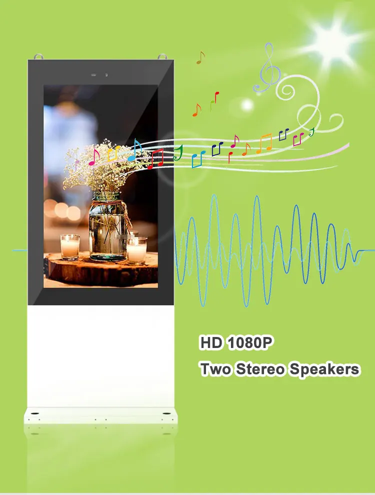 Equipment stand lcd signage high bright machine advertising digital display screens tv outdoor monitor