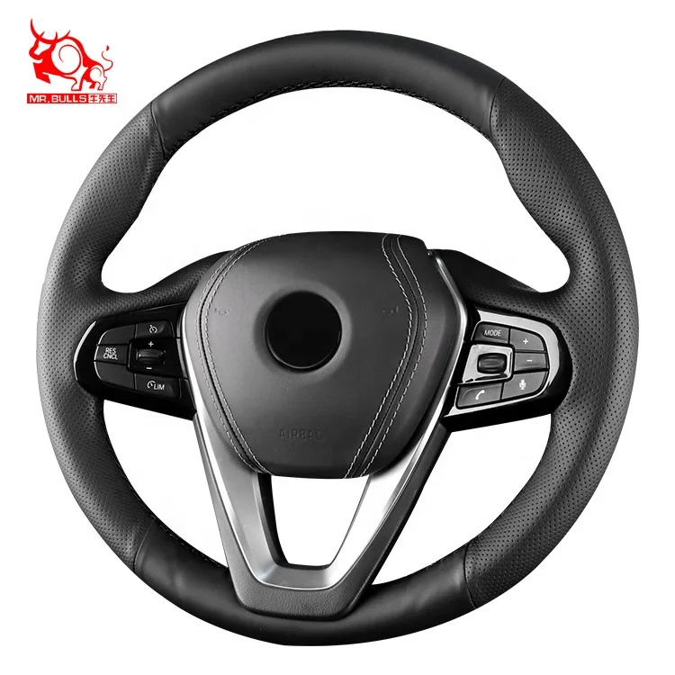 

Perfectly Fit car steering wheel cover leather steering wheel covers for BMW 5 6 7 Series X3 G01 X4 G02 X5, Customized color