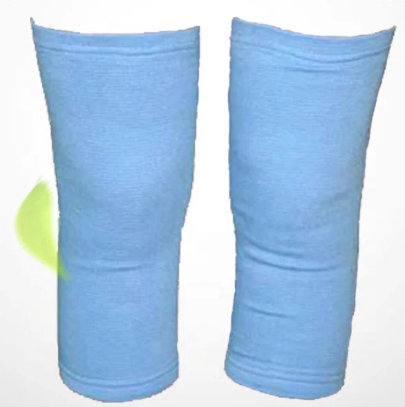 

elastic cotton compress magnetic health knee support, Blue