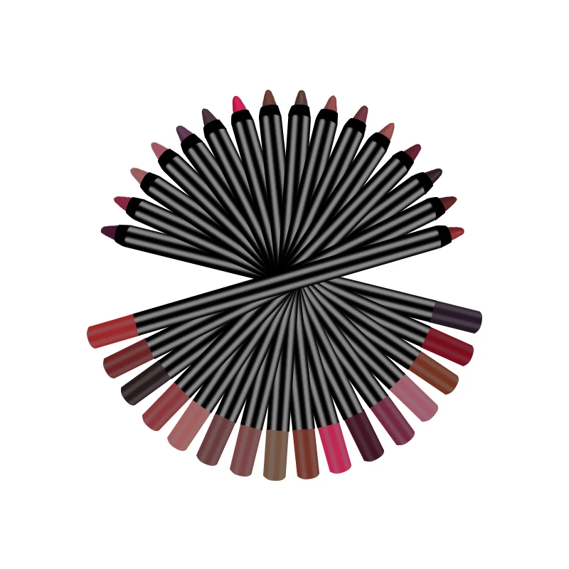 

12 Colors private label vegan lip liner Vendors