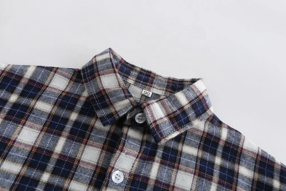 
casual plaid flannel children shirts kids shirts boys flannel shirts 