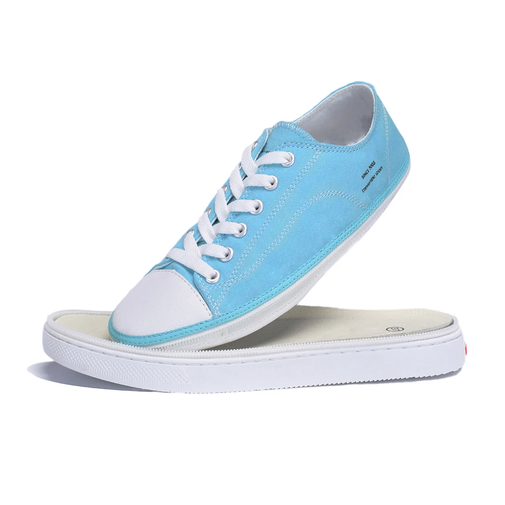 

Men's high quality canvas shoes, fashionable student sneakers and convertible zipper shoes canvas shoes