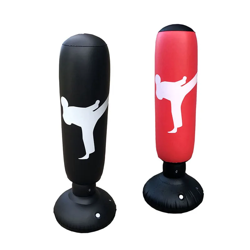 

Practicing Karate Taekwondo Immediate Bounce Free Standing Ninja Boxing Bag Inflatable Kids Punching Bag, Any pantone color