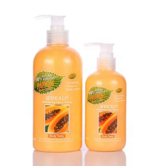 

BEST Body Lotion Wokali 100% Pure Natural Fruits Extract 260ML PAPAYA Body Lotion of SMOOTHING & MOISTURIZING Function