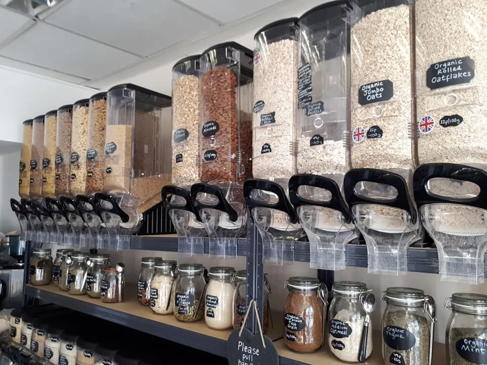 
Cereal foods display bin cereal dispensers 
