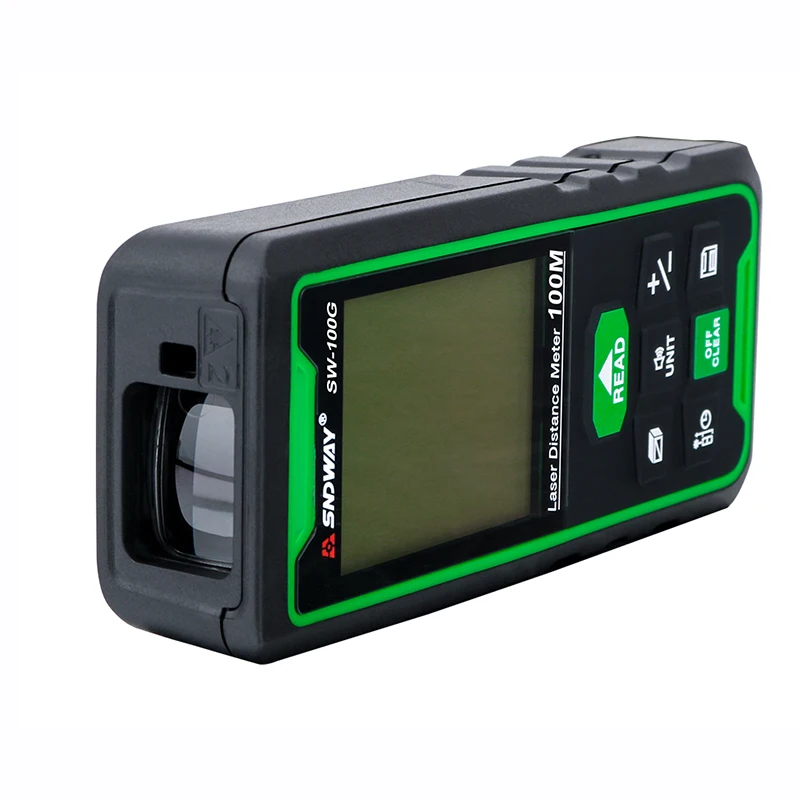 
SNDWAY Laser Distance Meter Green Rangefinder 100m 70m 50m Outdoor Range Finder with tilt angle 