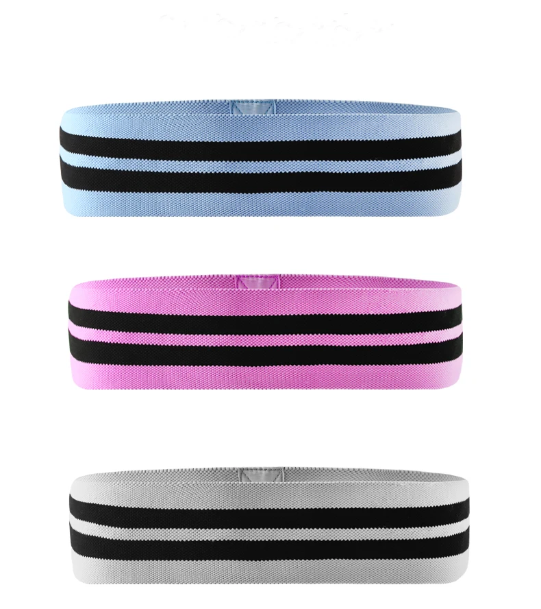 

Women's hip strength training fabric sports band, home fitness hip ring non-slip fabric resistance band, Blue