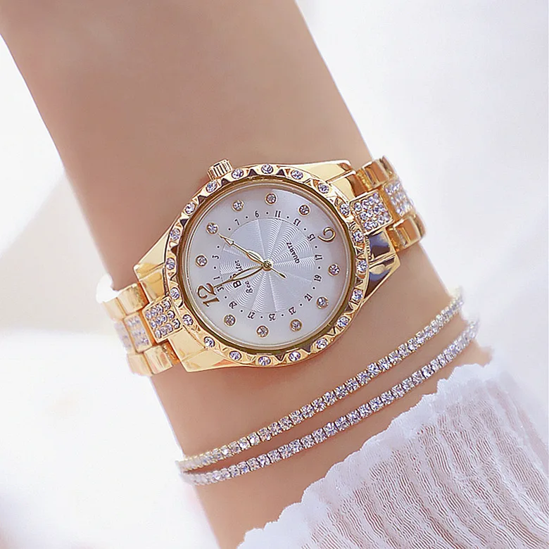 

High Quality Ladies Wrist Watches Luxury Women Watch Diamond Female Clock Quartz Wristwatch Fashion reloj mujer BS FA1529