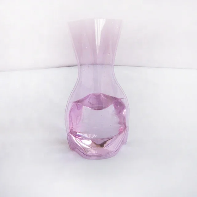 
flexible PVC flower foldable vase for promotion D-V074 