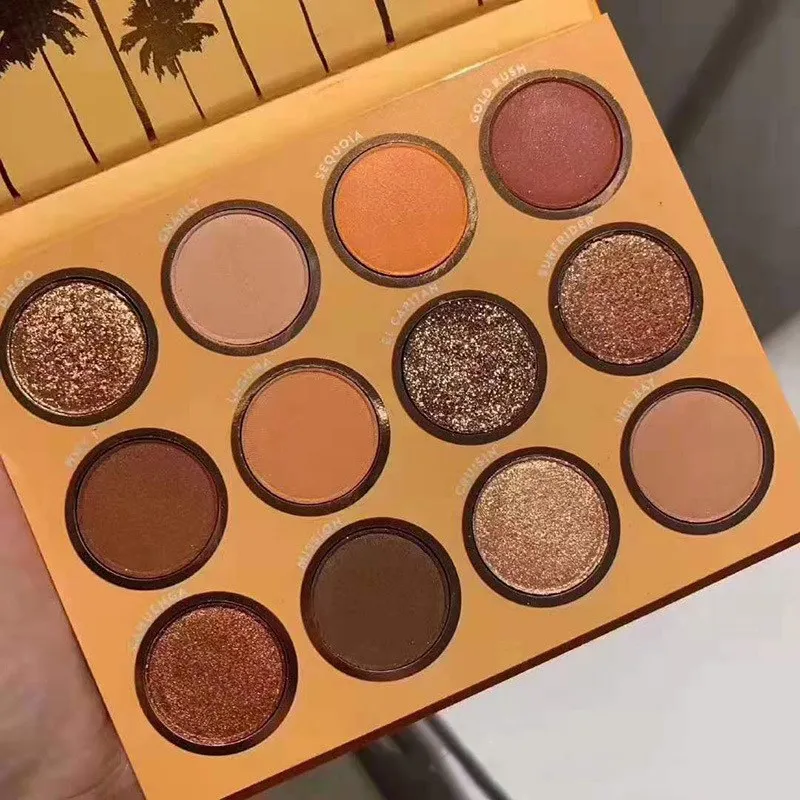 

private label natural 12color eyeshadow custom logo makeup natural eyeshadow palette wholesale eyeshadow pallet Natural color