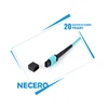 MPO/Female- 4pcs duplex LC OM4 8 core fiber optic patch cord, Polarity: B Cross, out length: 0.5m, 2m/Piece