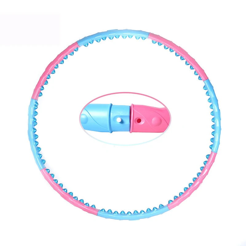 

New Large Detachable Hoola Hoop Double Way Magnet Massage Fitness Hula Rings