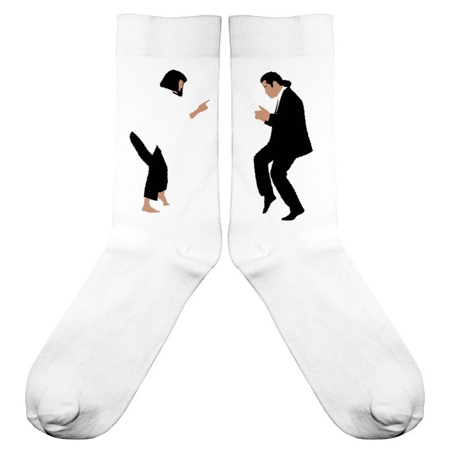 

Cotton High Quality White Dance Women Men Crew Socks, Custom color