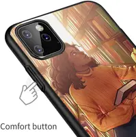 

2bunz Melanin Poppin Aba Cases For iPhone 11 Pro Fashion Black Girl phone case for iphone 11 Soft TPU Phone Cover