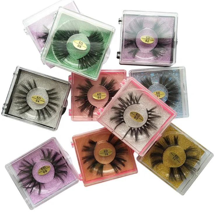 

6D mink eyelash comes with its own packaging box, the best supplier of false eyelashes