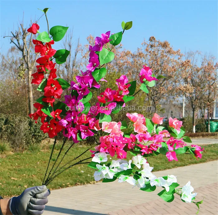 F1078 Cheap Artificial Bougainvillea Flower Tree Vine Bougainvillea