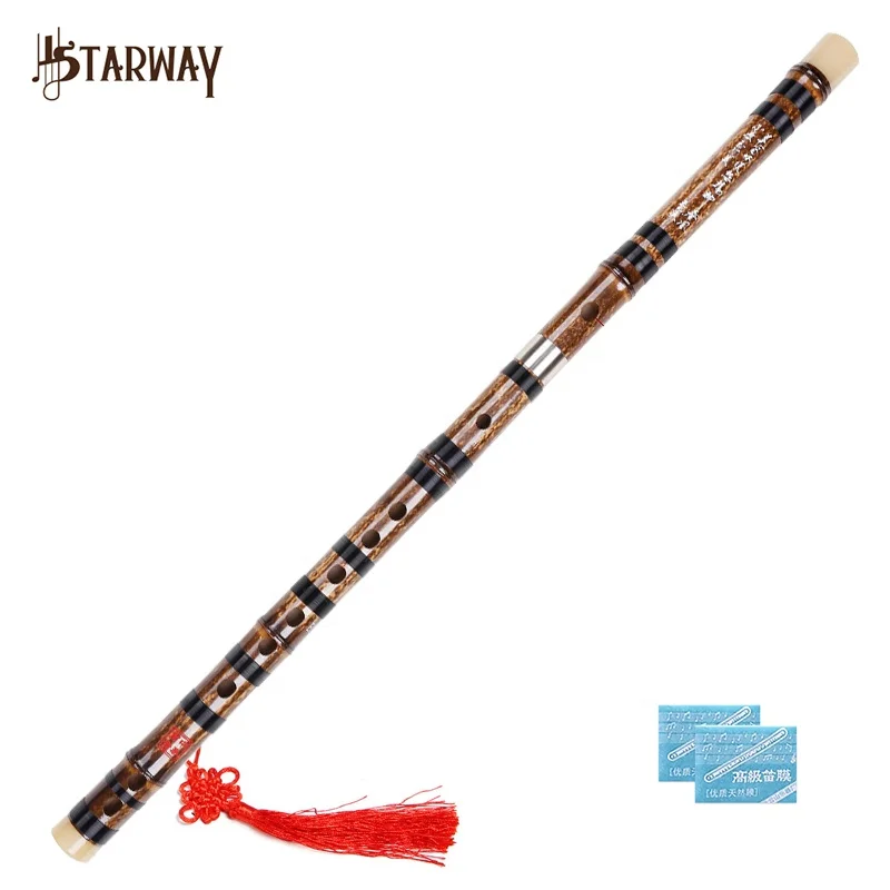 

STARWAY Bitter Bamboo Flute Instrument Music Dizi professional flute Handmade Chinese Musical Woodwind Key of C D G E F