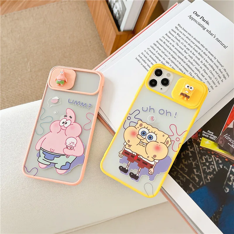 

Free Shipping - SpongeBob SquarePants Patrick Star Case Cover for iPhone 12 11 Pro XS MAX 6 6S 7 8 Plus X XR, Colorful