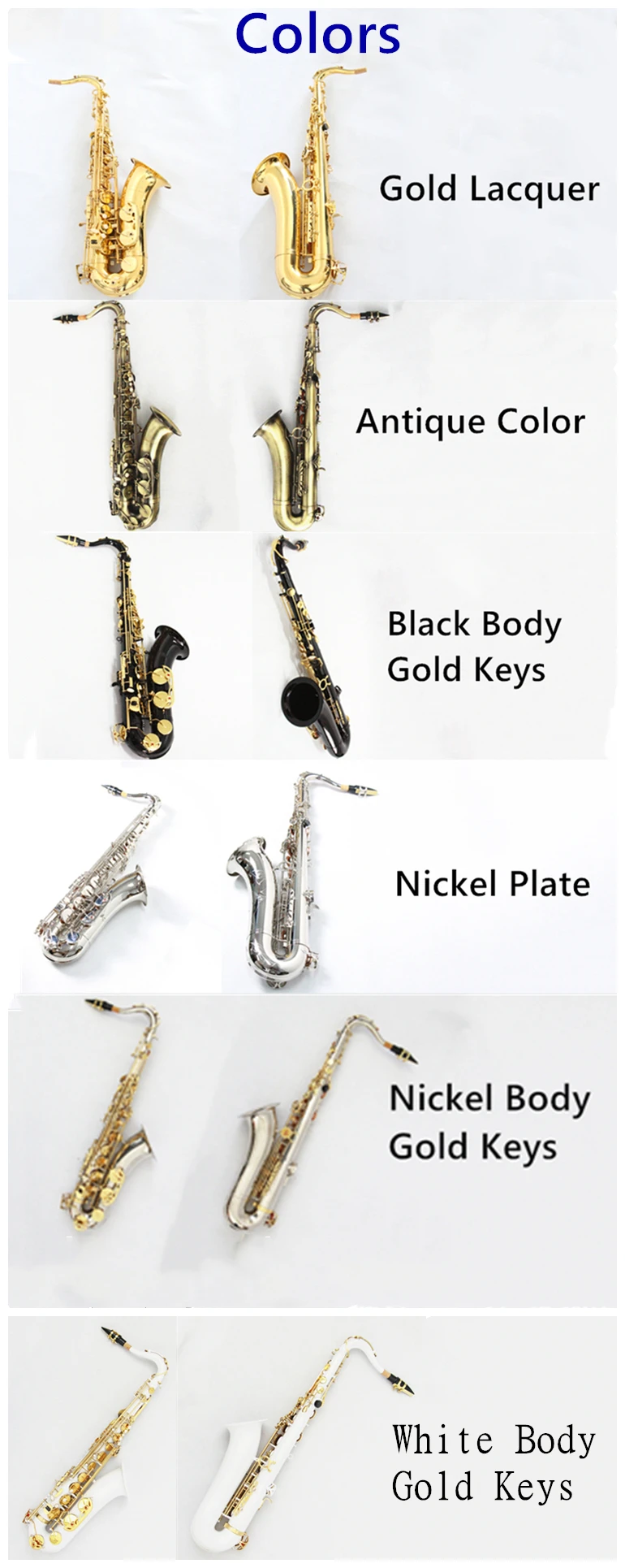 tenor sax colors