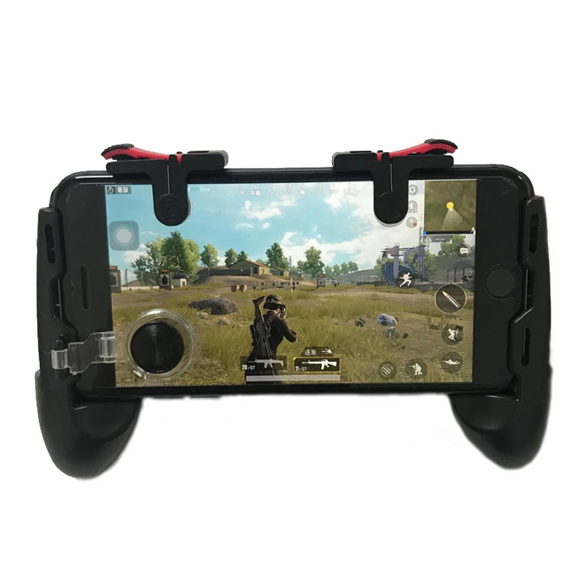 

Mobile Controller Gamepad Free Fire Triggers Mobile Game Pad Grip L1R1 Joystick for PUGB iPhone Android Phone, Black