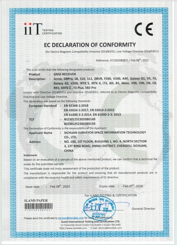 CE Certificate