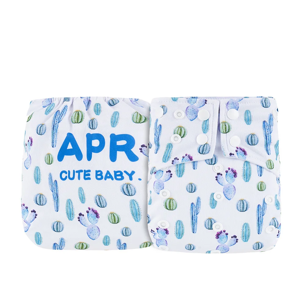 

Happyflute ecological baby reusable cloth diapers position digital print washable nappy Manufacturer, Colorful