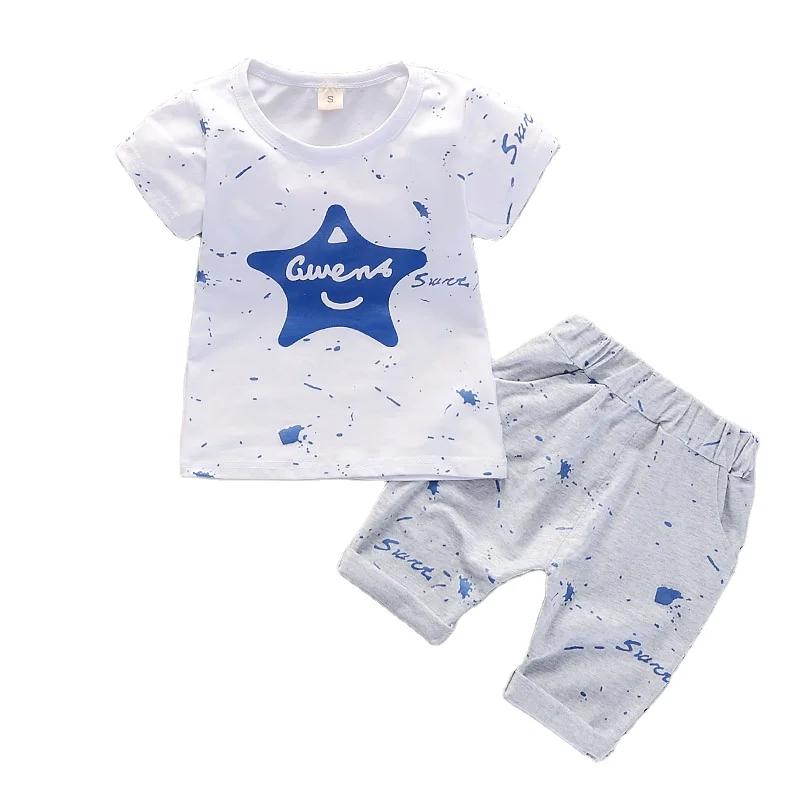 

Children Clothes Boys 1years To 4years Cartoon Sleeveless Kids Clothes