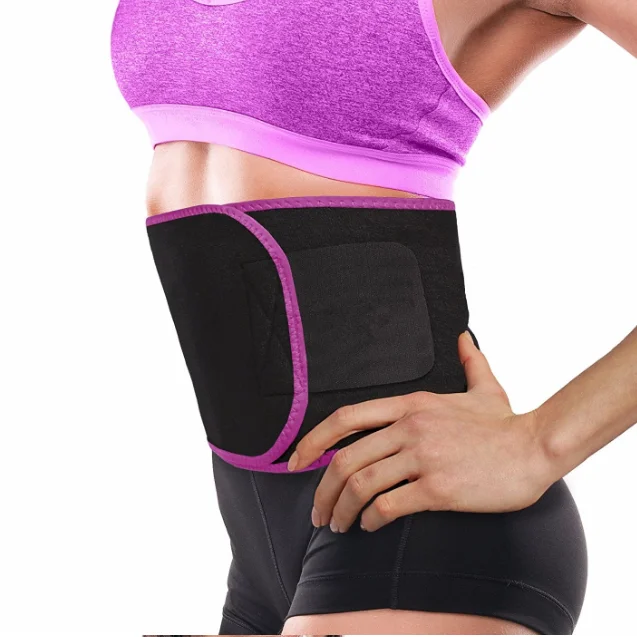 

Fitness Slimming Stomach Exercise Slimming Tummy Sweat Wrap waist trimmer belt, Customized color accept