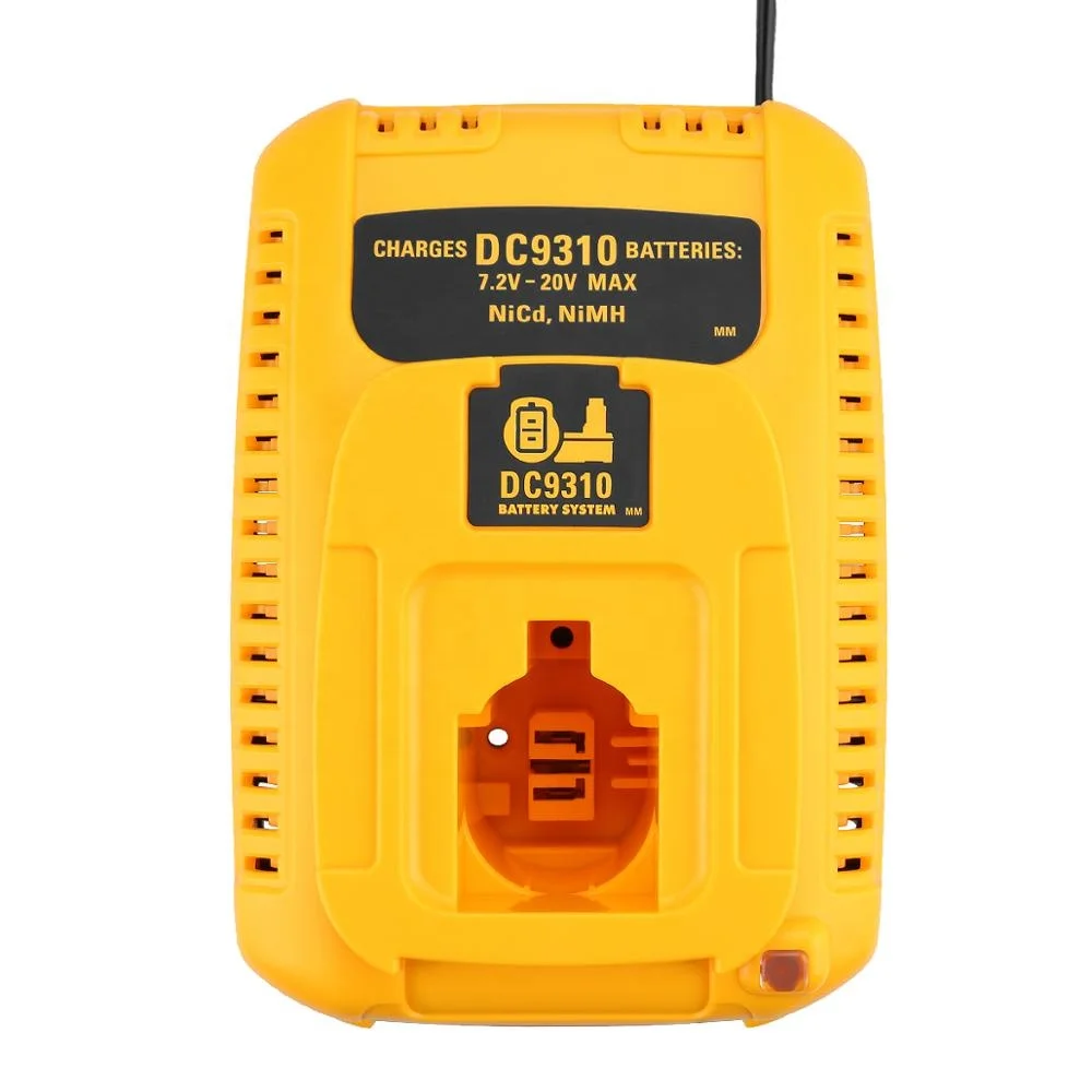 

7.2V 12V 14.4V 18V NICD NIMH Power tool Fast battery DC9310 Charger for Dewalt DC9096, Yellow&black