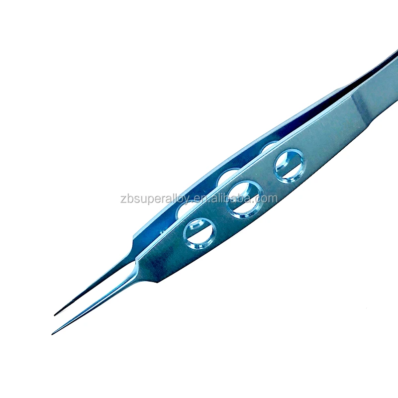 Titanium 105mm Straight Surgical Forceps Titanium Alloy Cataract Set For Ophthalmic Surgical