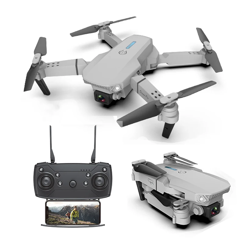 

E88 PRO professional radio control toys drones with 4k 1080P hd camera and gps fold rc helicopter