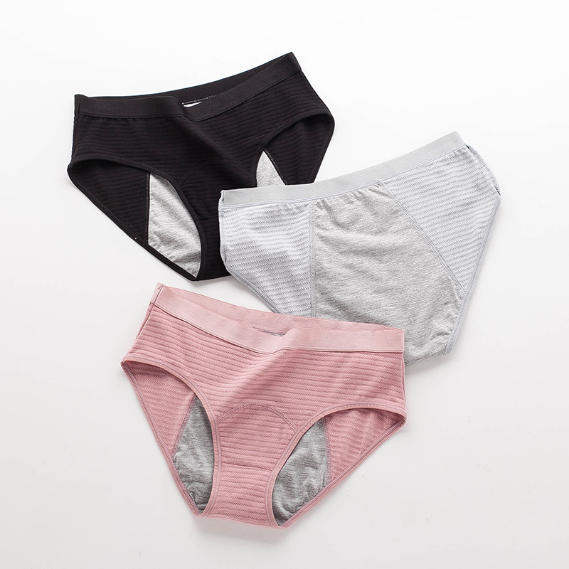 

Wholesale Leak Proof Menstrual Panties Physiological Pants Women Underwear Period Cotton Waterproof Plus size Briefs