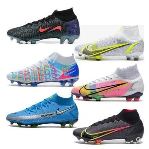 

Assassin's 13th Mercurial Superfly VII 7 High-top waterproof knitted surface Football Shoes Sneaker