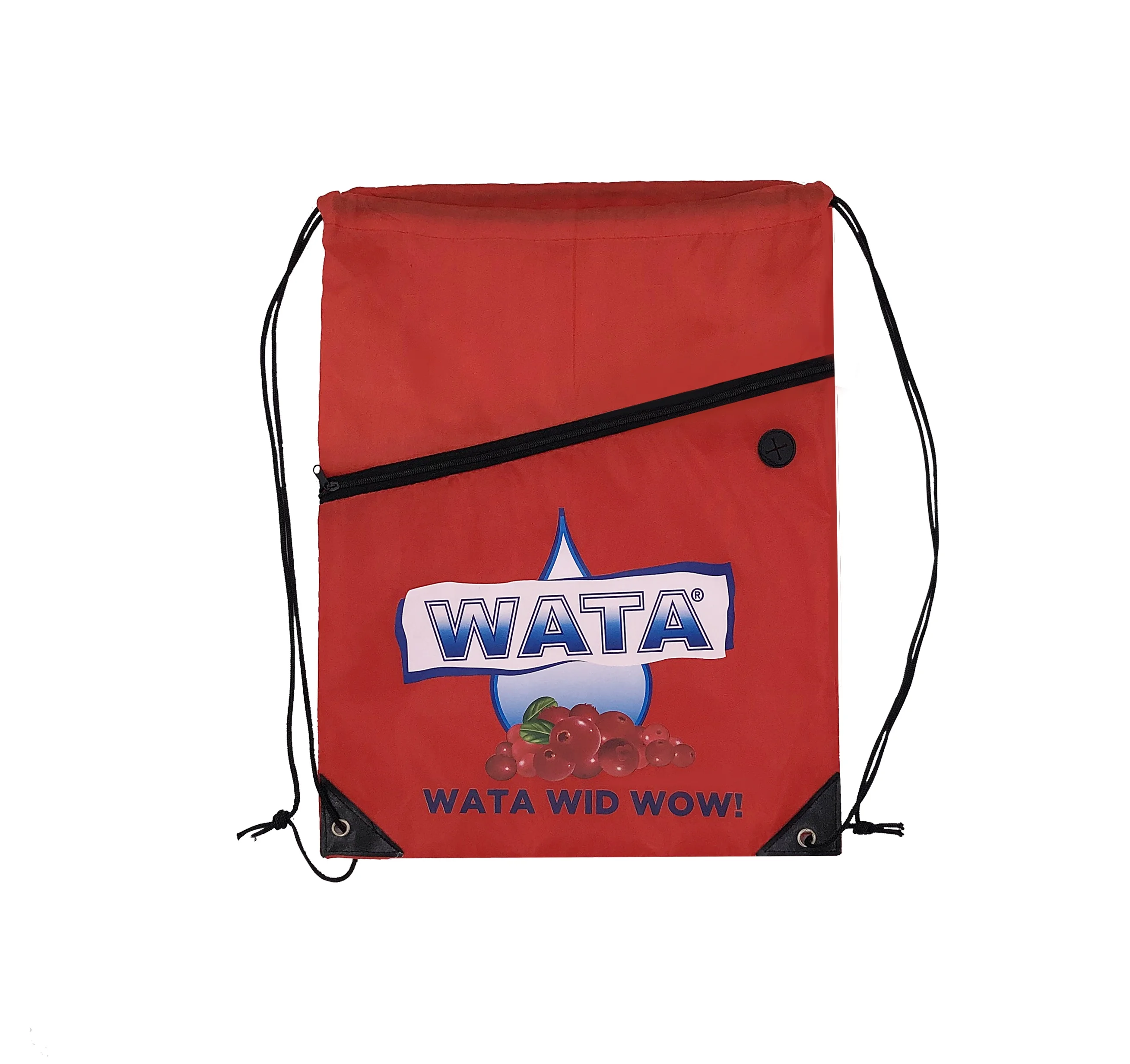 

Hot sale sublimation sports cartoon drawstring gift bags with custom logo for promotion, Customized color