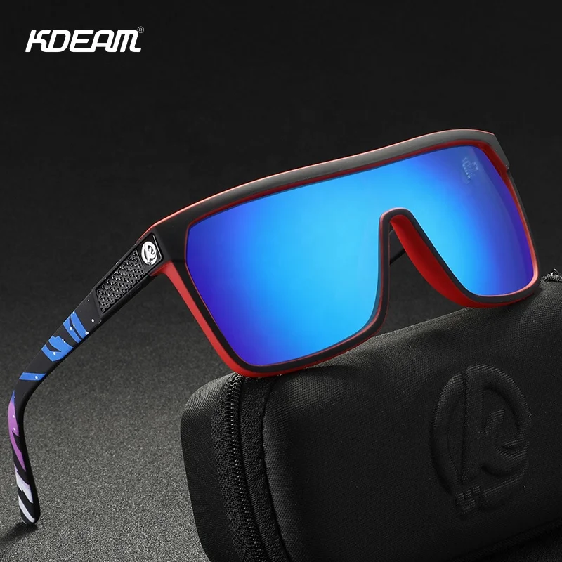 KDEAM 2019 fashion polarized sunglasses new design dazzle windproof whole sunglasses