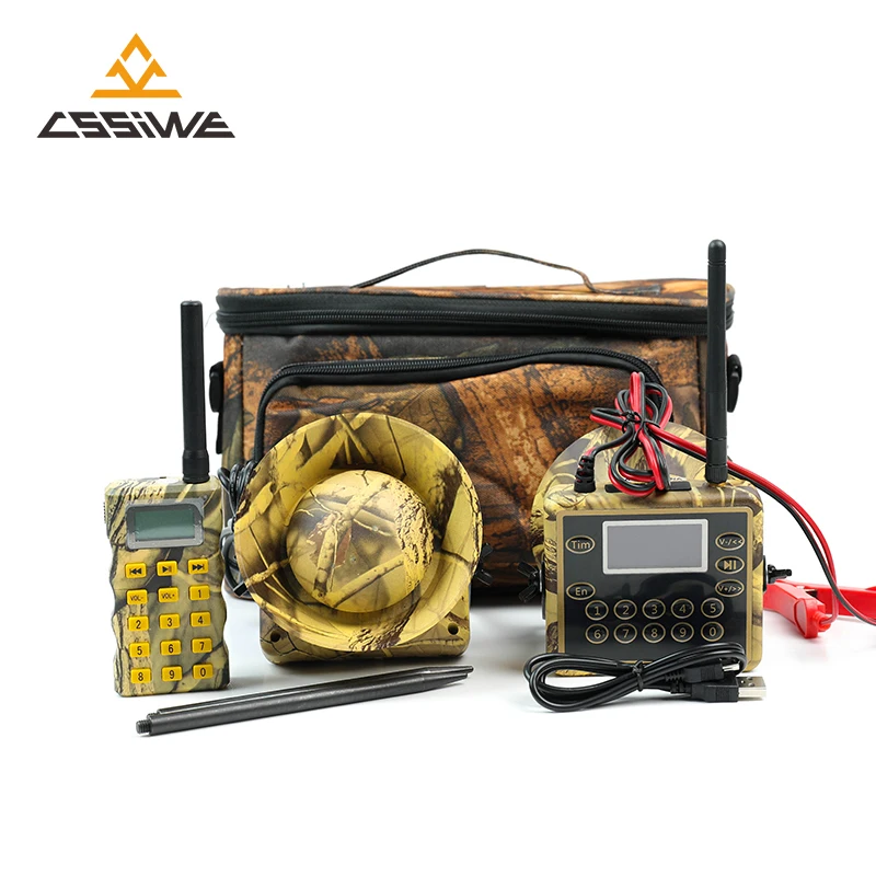 

Factory Waterproof 80W CSW-822 Mp3 Duck Call Electronic Bird Sound Callers With Bag, Green / camouflage