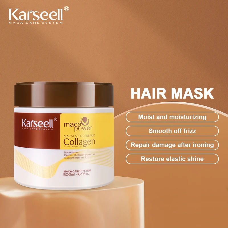 

Karseell Hair Mask Salon Use Deep Straightening Moisturize Cream OEM Organic Repair Argan Oil Keratin Hair Mask