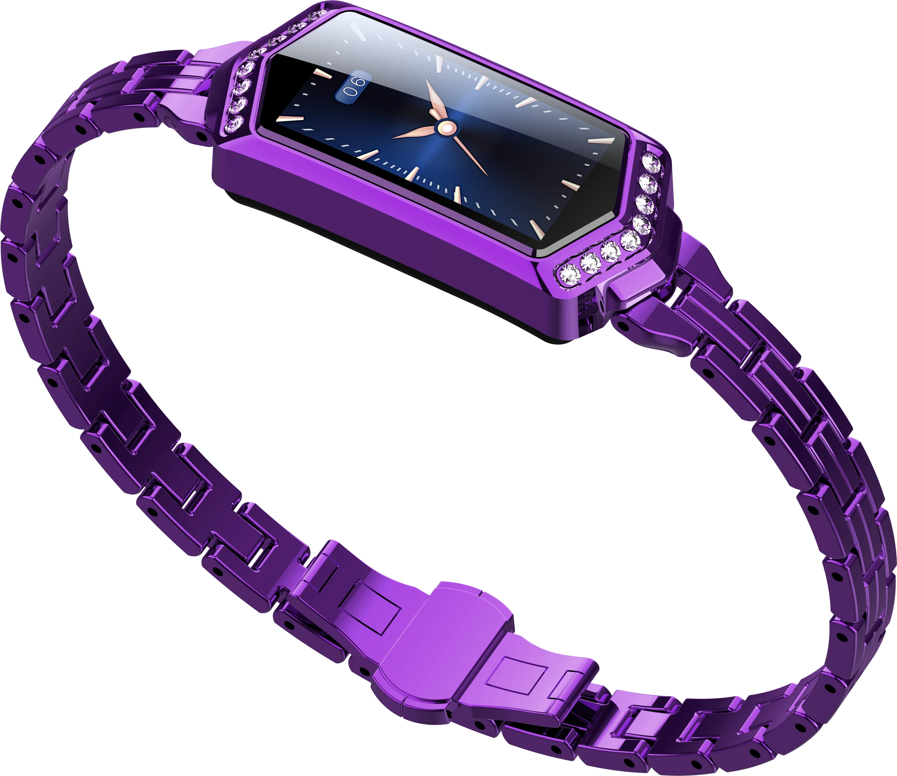 

2021 New Arrival Wholesale Fitness Watch Gps Bracelet Kids Ip67 Smart For Women Men, Purple gold silver blue