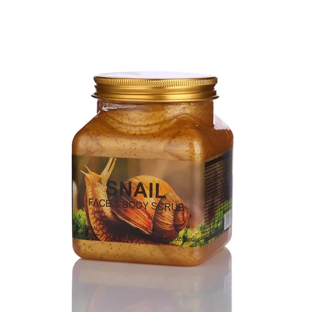 

Wokali Pure Natural Fruits Extract 350ML Snail Face & Body Scrub-5 kinds of scents