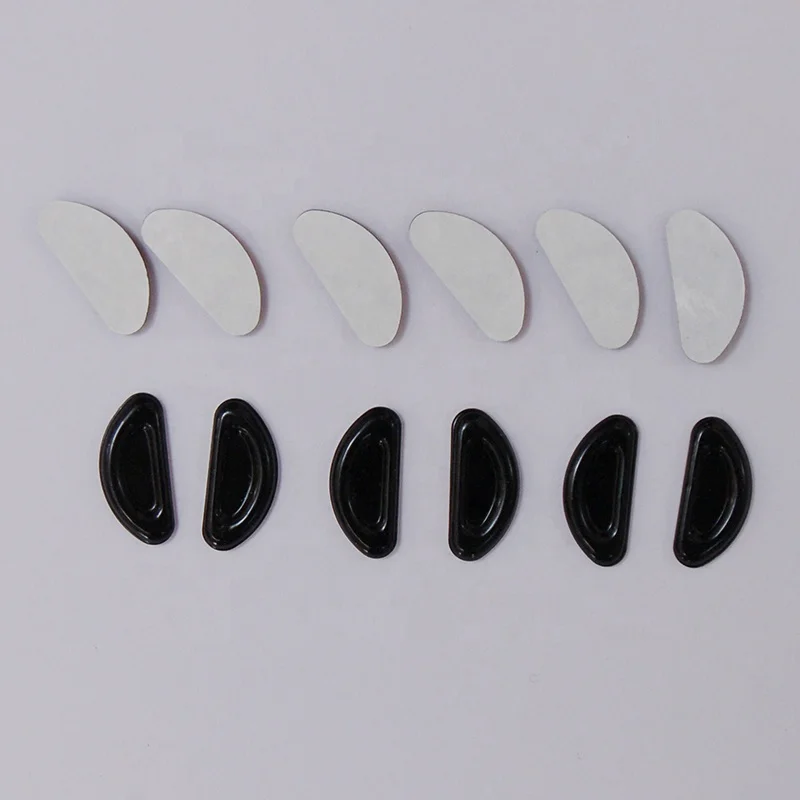 
Cheap promotion gift anti-slip adhesive silicone glasses nose pads 