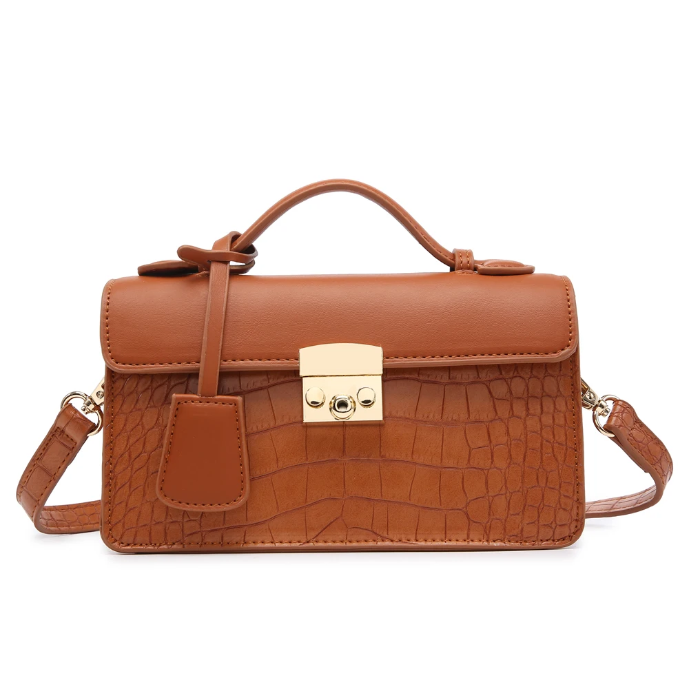 

Hot Style Small Fashion Lady Good Quality Crocodile Pattern Purse Bag Handbags