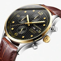 

GUANQIN 2019 Men Leather Strap Mechanical Watch