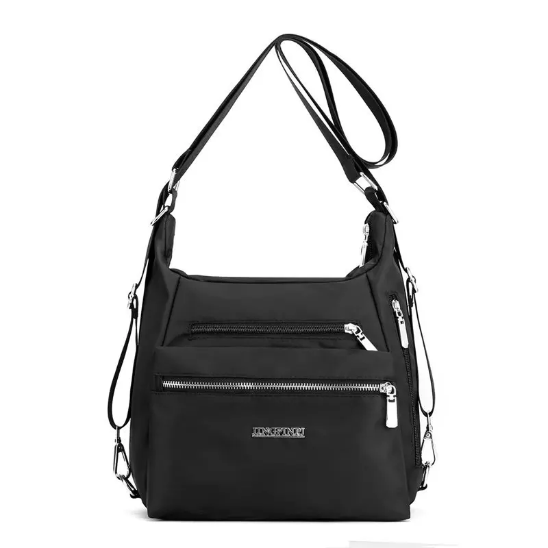 

One-Shoulder LeisurMessenger Bag Nylon Waterproof Large Capacity Messenger Bag With Girl Travel Bag Zipper Handbag For Women, 5colors