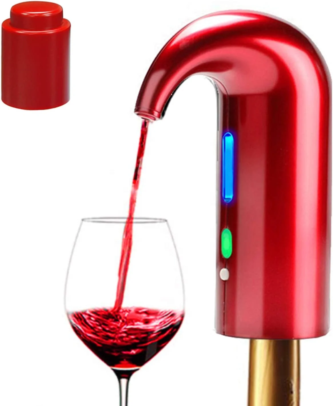 

Electric Wine Aerator Decanter,Automatic Wine Dispenser Filter Aeration Pourer Spout for bottle Red and White Wine Accessories