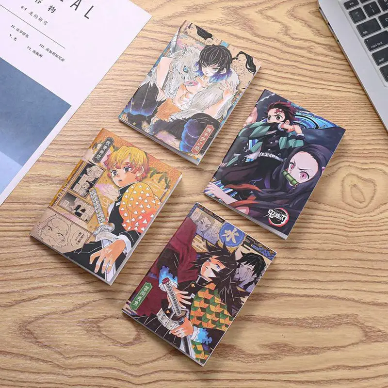 

Anime Demon Slayer Kimetsu No Yaiba Kamado Tanjirou Pattern Notebook Office School Student Note Book Stationery Gift