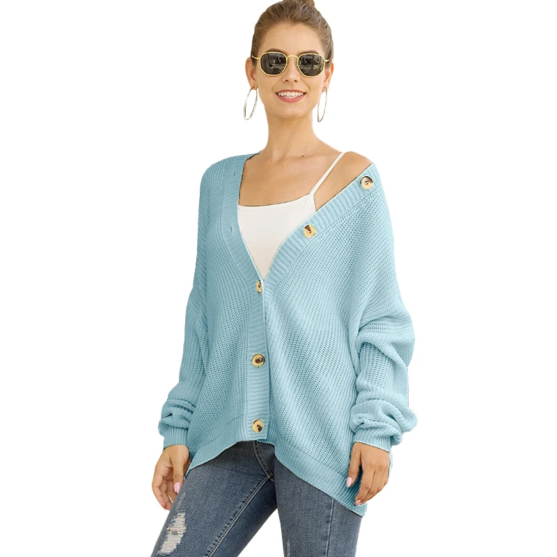 

Autumn New Women's Knitwear Button Women's Cardigan Sweater Loose Sweater Jacket